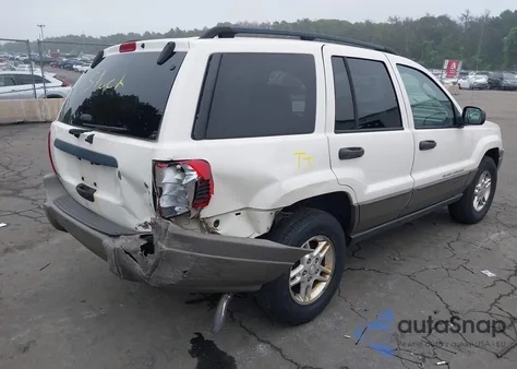 2004 Jeep Grand Cherokee Laredo z USA, uszkodzony, nr VIN 1J4GW48S04C407602